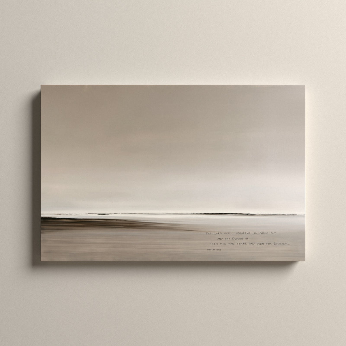 Haze, Psalm 121:8 scripture canvas art, unframed
