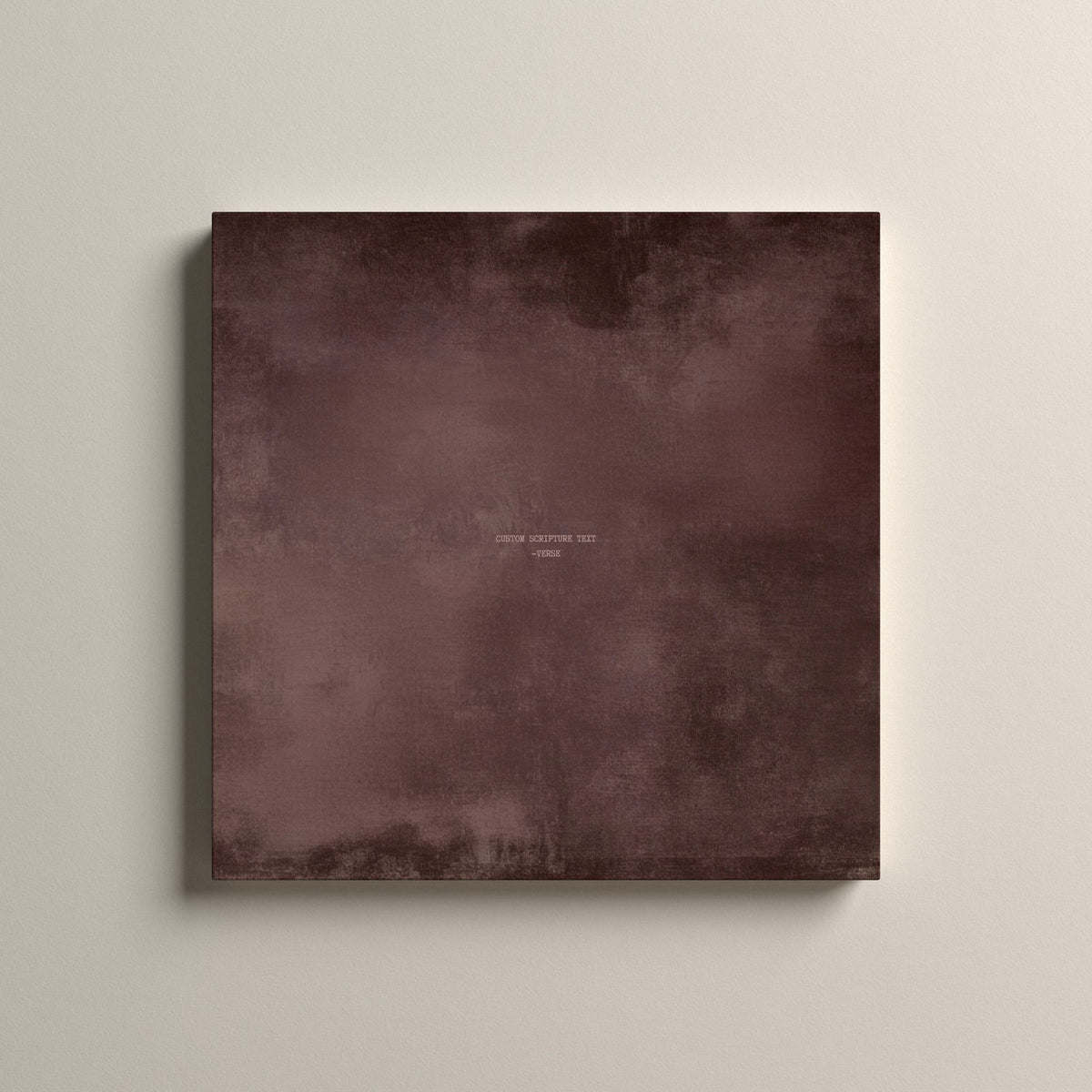 Dusty Mauve Scripture canvas with your own verse, unframed