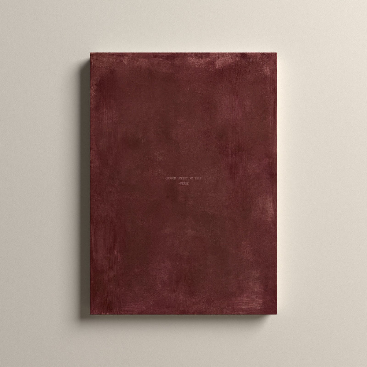 Redwood Scripture canvas with your own verse, unframed
