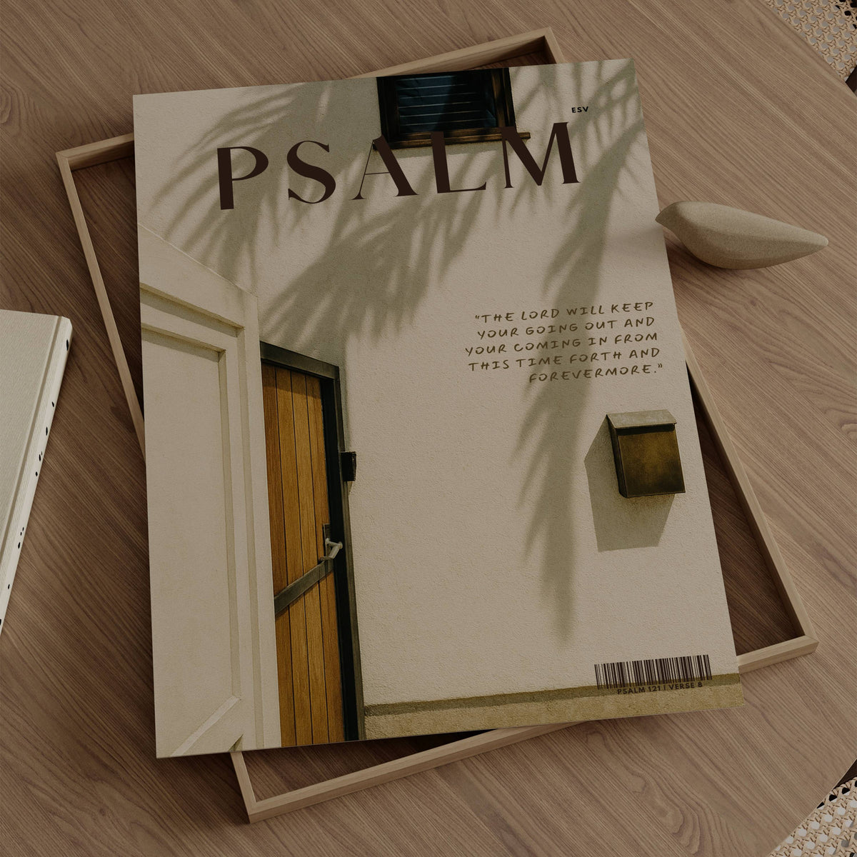 Safe Home Nº 2 Psalm 121:8 Christian wall art print by AENON HOME fine art scripture print